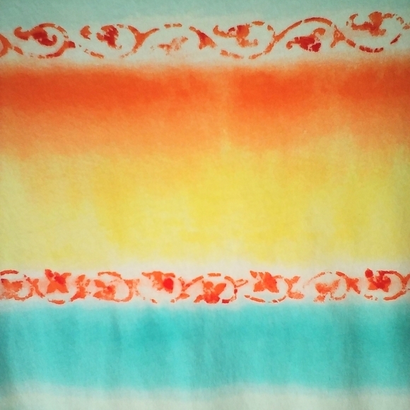 Ralph Lauren 3/4 Sleeve Multicolor Knit Top EUC - Picture 7 of 7